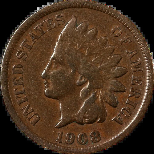 1908-Sインディアンセント - エグゼクティブコインカンパニーの重要日付のお買い得品