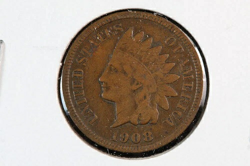 1908年-S インディアンヘッドセント 414V-