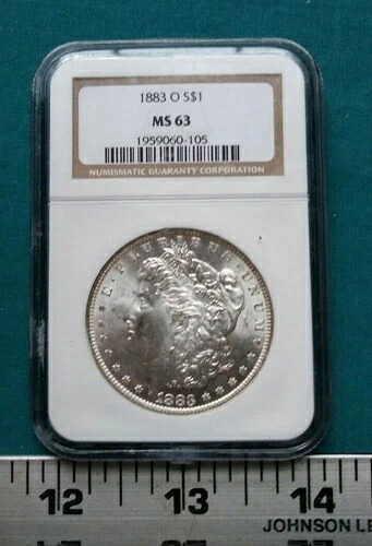 1883-O モルガン・ダラー NGC MS 63 認定シルバーダラー #781｜WORLD RESOURCE【QUEEN店】