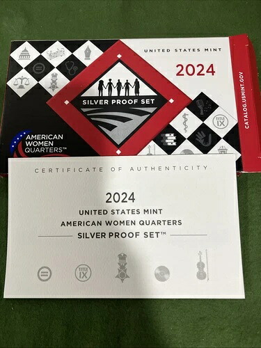 2024年 S アメリカ レディース クォーター シルバー プルーフ セット 鑑定書&箱付き-|WORLD RESOURCE【QUEEN店】
