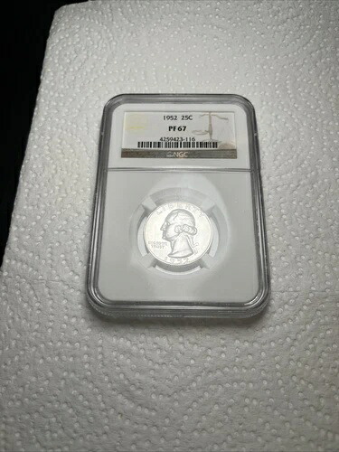 1952年ワシントンクォーター PF67 NGC認定｜WORLD RESOURCE【QUEEN店】