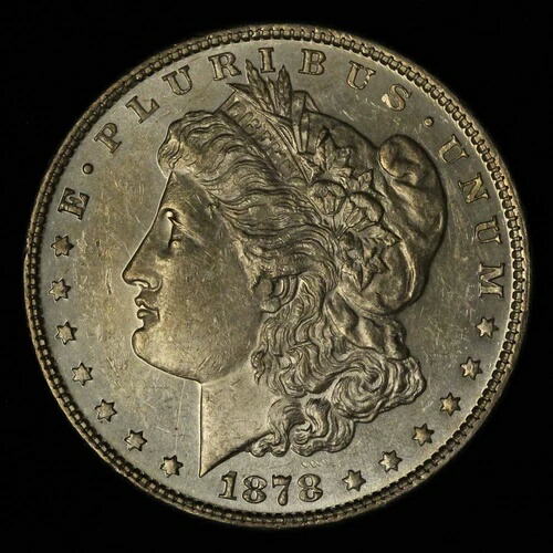 1878年 7TF 1878年 $1 モーガンシルバードル - 送料無料 US-