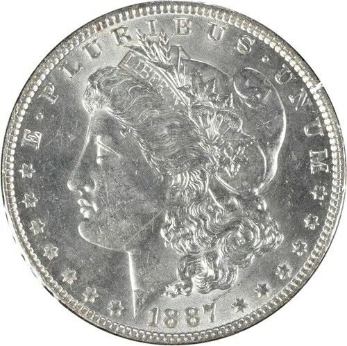 1887年 VAM 12 モーガンシルバー ドル アリゲーター アイ BU 未認証 #910-｜WORLD RESOURCE【QUEEN店】