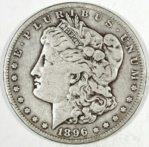 1896 S モーガン銀貨 ☆☆ 流通品 ☆☆ セットに最適 218