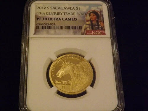 2012年-S $1 サカガウィア NGC PF 70 ウルトラカメオ-