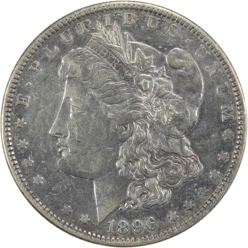 1896-O モルガン銀貨 EF 未認定 #1000|WORLD RESOURCE【QUEEN店】