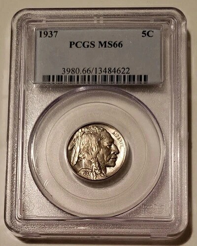 PCGS 1937 バッファローニッケル MS66-｜WORLD RESOURCE【QUEEN店】