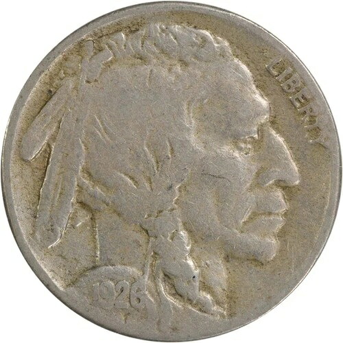 1926-S バッファローニッケル F 未認定 #700|WORLD RESOURCE【QUEEN店】