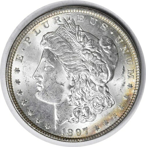 1897年 VAM 8 モーガンシルバードル ダブルスターチョイス BU 未認証 #600-