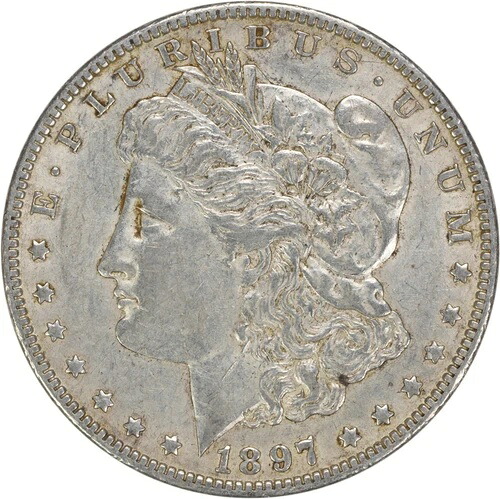 1897年-O モーガンシルバードル EF 未認証 #441-|WORLD RESOURCE【QUEEN店】