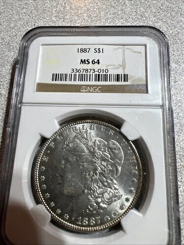 1887年 モルガン銀貨 NGC MS-64｜WORLD RESOURCE【QUEEN店】
