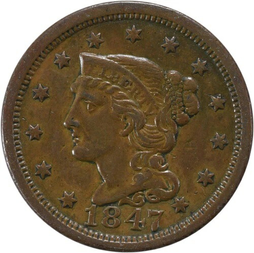 1847年製 ラージセント EF 未認定 #423｜WORLD RESOURCE【QUEEN店】 42,185円