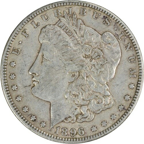 1896-O モルガン銀貨 EF 未認定 #1120｜WORLD RESOURCE【QUEEN店】 42,185円