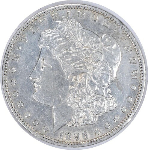 1896-O モルガン銀貨 EF 未認定 #912｜WORLD RESOURCE【QUEEN店】
