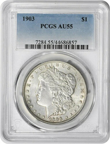 1903年 モルガン銀貨 AU55 PCGS