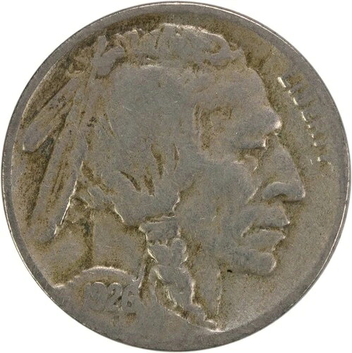 1926-S バッファローニッケル F 未認定 #105｜WORLD RESOURCE【QUEEN店】 42,185円