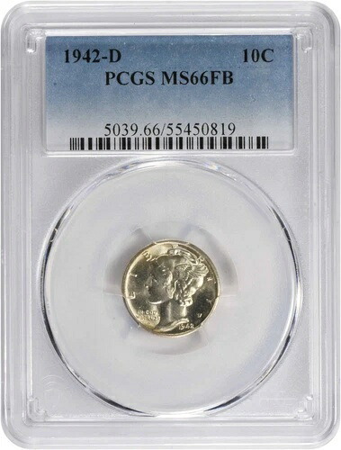 1942年-D マーキュリーシルバーダイム MS66FB PCGS-｜WORLD RESOURCE【QUEEN店】