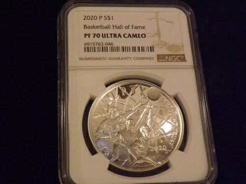 2020-P 50 C バスケットボール殿堂 NGC PF 70｜WORLD RESOURCE【QUEEN店】