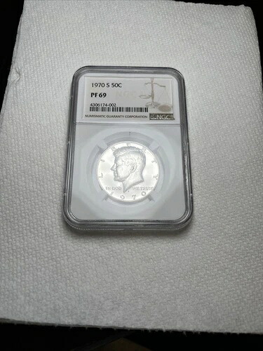 1970 S ケネディ 1/2ドル PF 69 NGC 認定-｜WORLD RESOURCE【QUEEN店】 42,185円