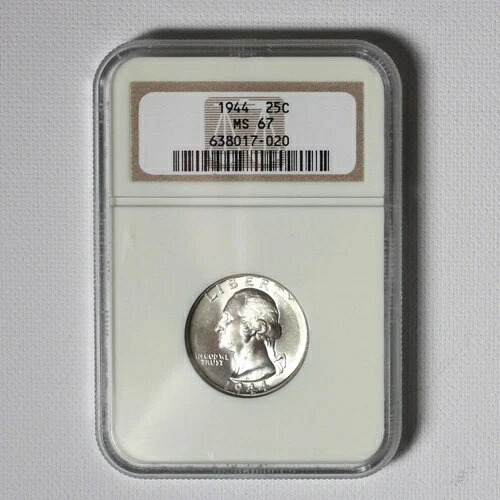 1944年ワシントンクォーター NGC MS67 ***レブ・タイのコインスタッシュ*** #7020300