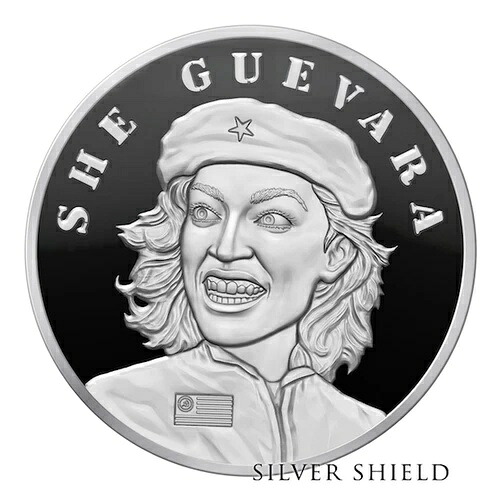 2019 1オンス プルーフ She Guevara - 超希少 - COA 127 - シルバーシールド - SSG 77,440円