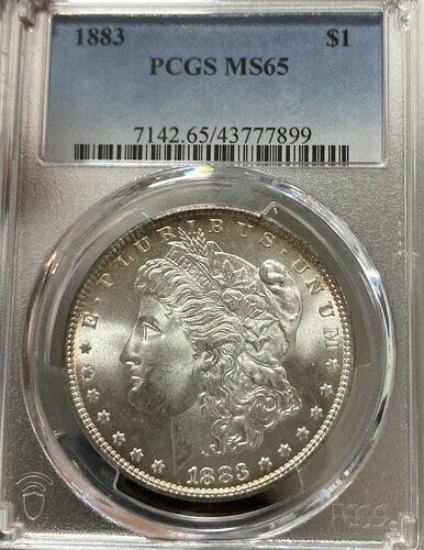 1883年 PCGS MS65 モルガン銀貨