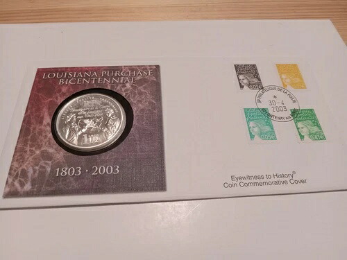 2003年 フランス ルイジアナ購入2003年 一応記念カバー Ltd. 編-