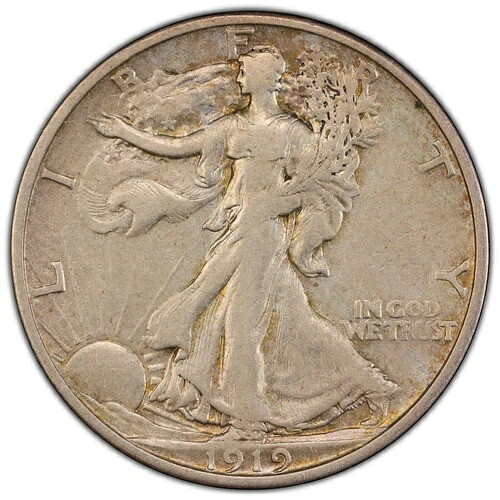 1919-S 50C ウォーキング・リバティ PCGS VF30
