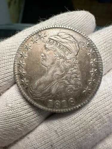 1818年製キャップドバストハーフダラーXF 151,800円