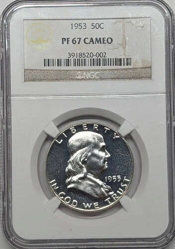 1953 PR67Cam Proof Franklin Half In NGC