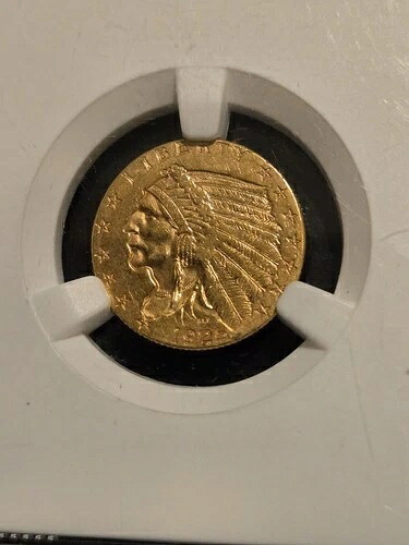 1925 D AU58 2.5 インディアンヘッド金貨 NGC認定