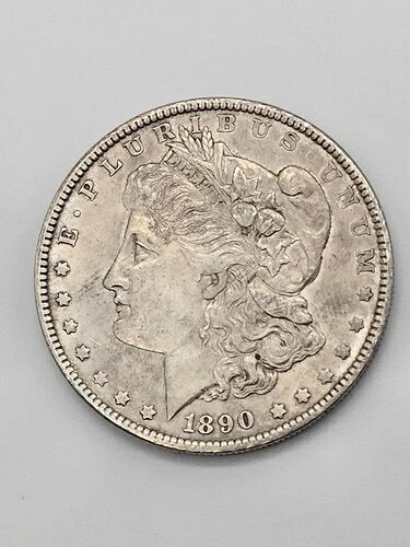 未使用 1890年 (P) モルガン銀貨 (1枚)