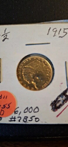 1915年 2.50ドル インディアンヘッド金貨 #11 r3