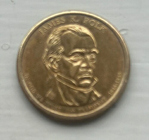 大統領シリーズ 1ドル硬貨 ジェームズ・K・ポーク 第11代大統領 1845-1849