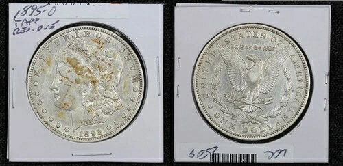 1895-O モルガン・ダラー XF テープ残渣 5GDI