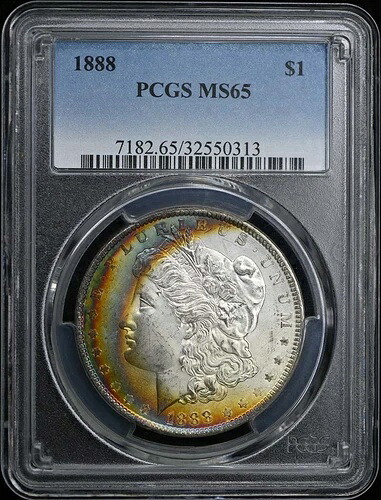 1888年 1ドル モルガン・ダラー PCGS MS65