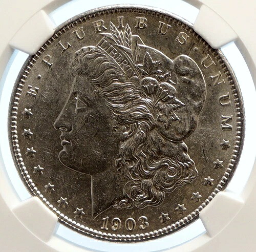 1903年 P アメリカ合衆国 シルバー モルガン USドルコイン イーグル NGC i95608