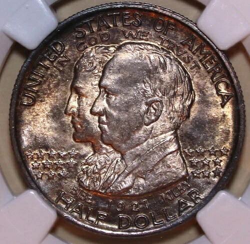 1921年アラバマ記念ハーフドル - NGC MS65 - 素晴らしい色 - #C6077