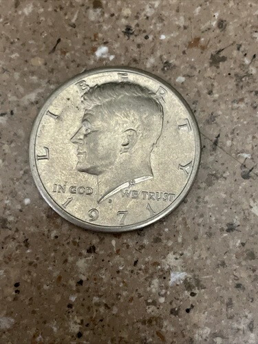 1971年ケネディ・ハーフダラーD 50セント硬貨