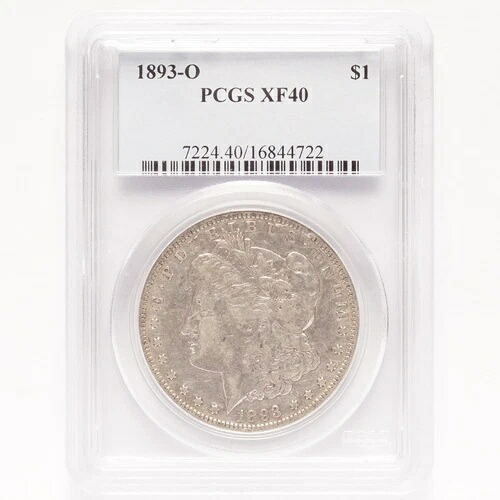 1893-O モルガン銀貨 PCGS XF40