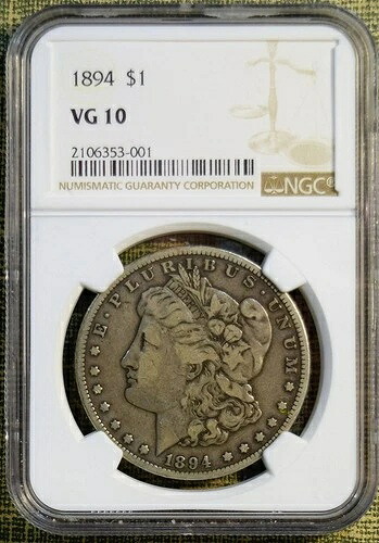 1894 NGC VG10 モルガン・ダラー - キー・デート