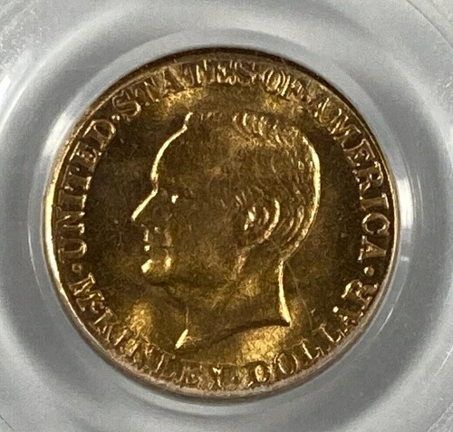 1917年マッキンリー1ドル記念金貨。PCGS MS65。