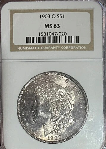 1903-O NGC MS63 モルガン銀貨