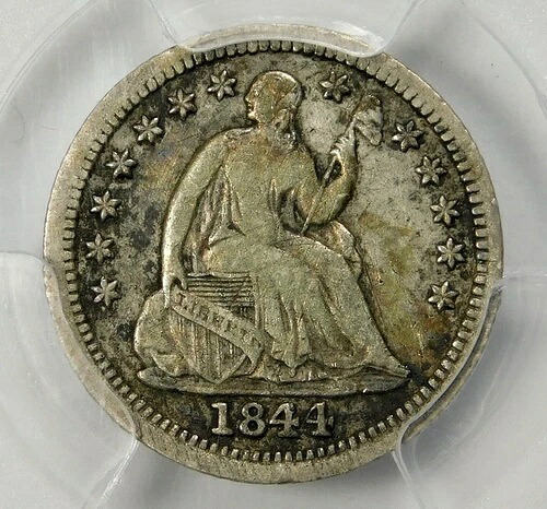 PCGS VF20 ラージ O 1844-O H10C
