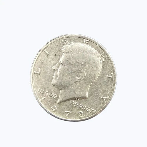 1972年 D・ケネディ ハーフドル 50セント硬貨、希少
