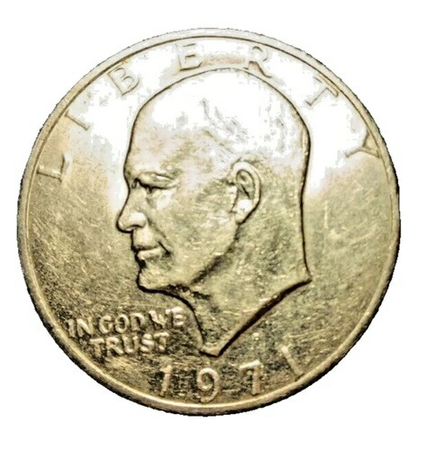 1971年 D アイゼンハワー 1ドル硬貨 202,400円