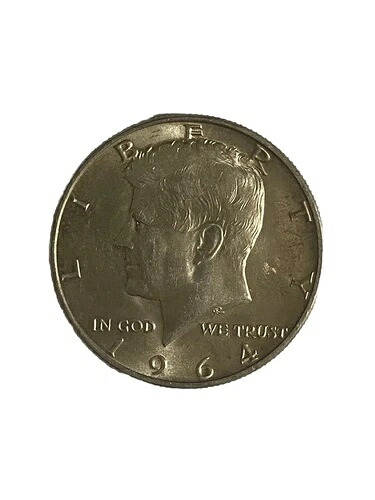 1964年 Dエラー ケネディ ハーフダラー
