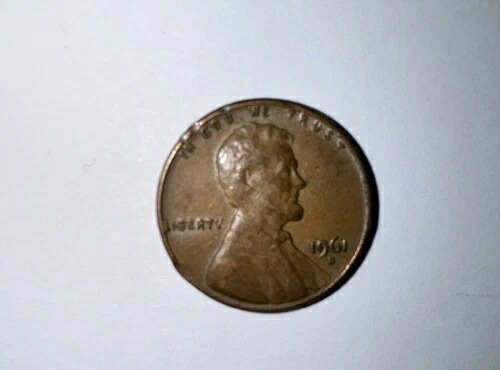 1961年 D アメリカンセント 赤茶色 流通リンカーン記念ペニー デンバーミント
