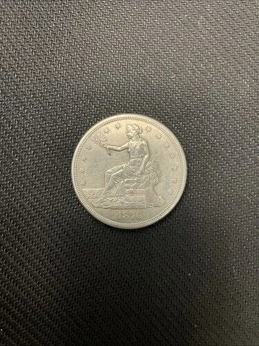 1876-S 貿易用 1ドル 良質の古い米国銀貨