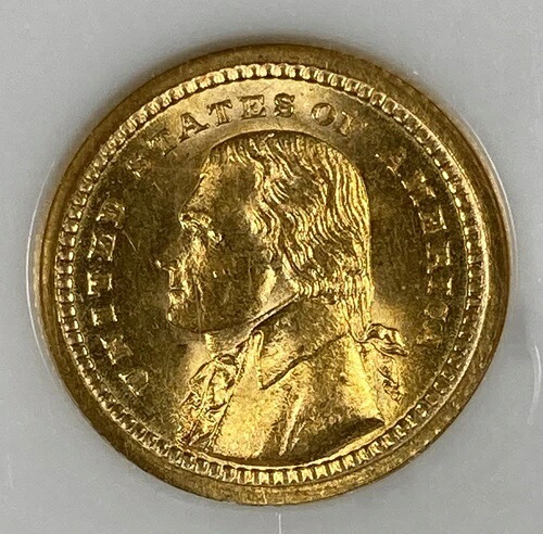 1903年 ジェファーソン金貨 1ドル 記念 NGC MS65